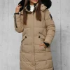 Online Damen Jacke O/W377 Damen Lange Jacken