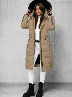 Online Damen Jacke O/W377 Damen Lange Jacken