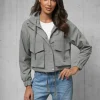 Fashion Damen Jacke O/G118 Damen Übergangsjacken | Oberbekleidung