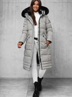 Outlet Damen Jacke O/W377 Damen Lange Jacken
