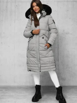 Outlet Damen Jacke O/W377 Damen Lange Jacken