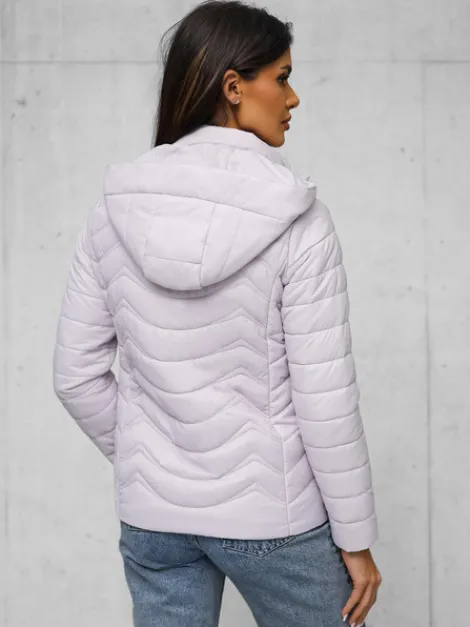 Online Damen Jacke Helles Lila JS/16M9238/35 Damen Steppjacken | Übergangsjacken