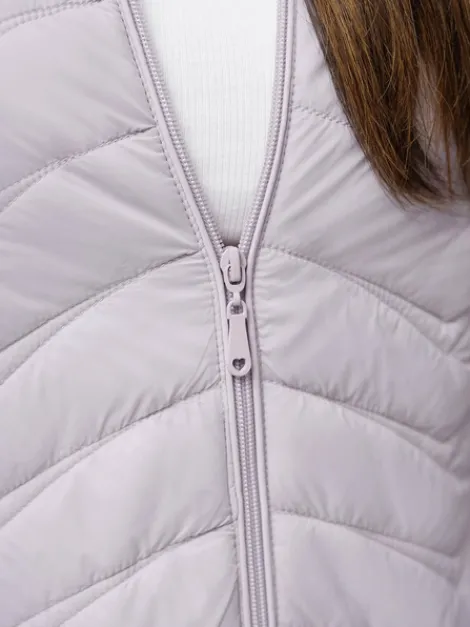 Online Damen Jacke Helles Lila JS/16M9238/35 Damen Steppjacken | Übergangsjacken