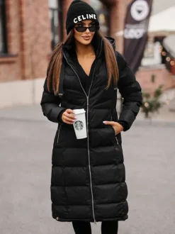 Best Damen Jacke JS/M736/392Z Damen Steppjacken | Lange Jacken