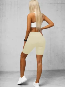 Fashion Damen Kurze Leggings O/K5-J Damen Fitness | Kurze Leggings
