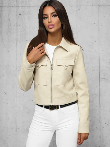 Outlet Damen Lederjacke O/G117Z Damen Lederjacken | Oberbekleidung