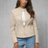 Fashion Damen Lederjacke JS/11Z8131 Damen Lederjacken | Oberbekleidung