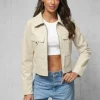 New Damen Lederjacke O/G117 Damen Lederjacken | Oberbekleidung