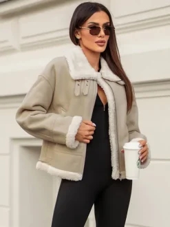 Outlet Damen Lederjacke JS/11Z8178 Damen Lederjacken | Übergangsjacken