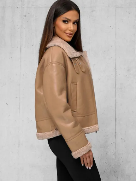 Outlet Damen Lederjacke JS/11Z8176Z Damen Lederjacken | Übergangsjacken