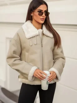 Outlet Damen Lederjacke JS/11Z8178 Damen Lederjacken | Übergangsjacken