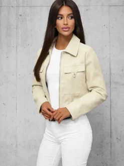 Outlet Damen Lederjacke O/G117Z Damen Lederjacken | Oberbekleidung