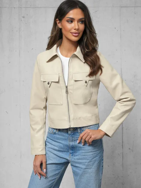 New Damen Lederjacke O/G117 Damen Lederjacken | Oberbekleidung