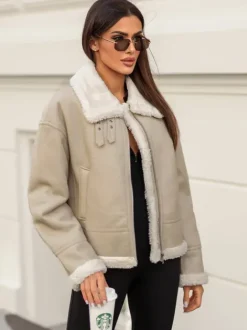 Outlet Damen Lederjacke JS/11Z8178 Damen Lederjacken | Übergangsjacken