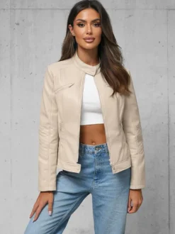 Fashion Damen Lederjacke JS/11Z8131 Damen Lederjacken | Oberbekleidung