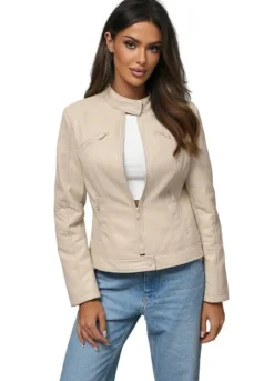 Fashion Damen Lederjacke JS/11Z8131 Damen Lederjacken | Oberbekleidung
