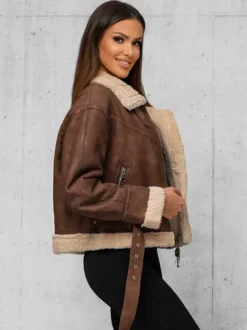 Clearance Damen Lederjacke O/81331Z Damen Lederjacken | Übergangsjacken