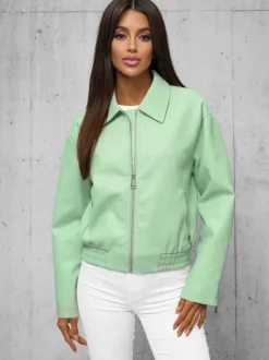 Fashion Damen Lederjacke O/G116Z Damen Lederjacken | Oberbekleidung