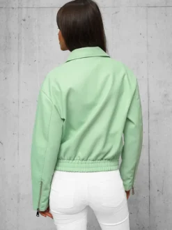 Fashion Damen Lederjacke O/G116Z Damen Lederjacken | Oberbekleidung