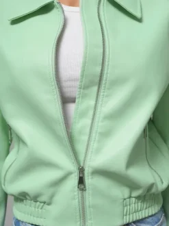 Online Damen Lederjacke O/G116 Damen Oberbekleidung | Lederjacken