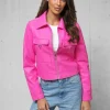 Outlet Damen Lederjacke O/G117 Damen Lederjacken | Übergangsjacken