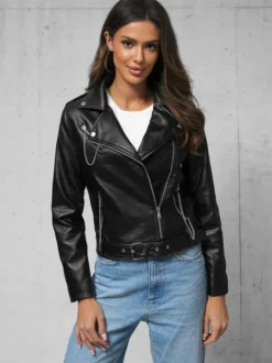Fashion Damen Lederjacke JS/11Z8113 Damen Lederjacken | Übergangsjacken
