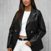New Damen Lederjacke JS/11Z8121Z Damen Lederjacken