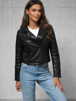Hot Damen Lederjacke JS/11Z8130 Damen Lederjacken | Übergangsjacken