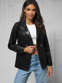 Online Damen Lederjacke JS/11Z8121 Damen Lederjacken
