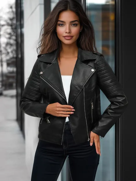 Hot Damen Lederjacke JS/11Z8097Z Damen Lederjacken | Übergangsjacken