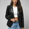 Discount Damen Lederjacke JS/11Z8120 Damen Lederjacken