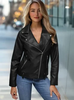 Online Damen Lederjacke JS/11Z8060Z Damen Lederjacken | Übergangsjacken