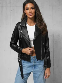 Fashion Damen Lederjacke JS/11Z8113 Damen Lederjacken | Übergangsjacken