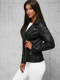 Clearance Damen Lederjacke JS/11Z8097Z Damen Lederjacken | Übergangsjacken