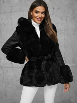 New Damen Lederjacke JS/11Z8079 Damen Lederjacken | Winterjacken