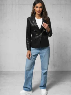 Discount Damen Lederjacke JS/11Z8120 Damen Lederjacken