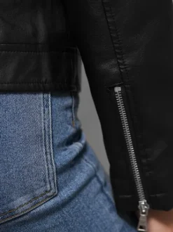 Clearance Damen Lederjacke JS/11Z8060 Damen Lederjacken | Übergangsjacken