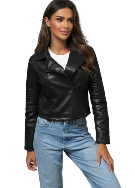 Hot Damen Lederjacke JS/11Z8130 Damen Lederjacken | Übergangsjacken