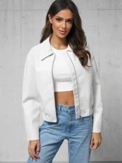 Hot Damen Lederjacke O/G116 Damen Lederjacken | Oberbekleidung
