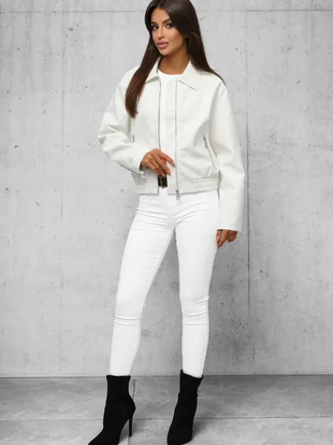 Online Damen Lederjacke O/G116Z Damen Lederjacken | Oberbekleidung