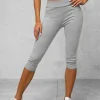 Clearance Damen Leggings 3/4 JS/1045/A3Z Damen Fitness | Leggings Ohne Motiv