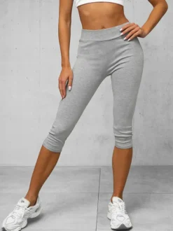 Clearance Damen Leggings 3/4 JS/1045/A3Z Damen Fitness | Leggings Ohne Motiv