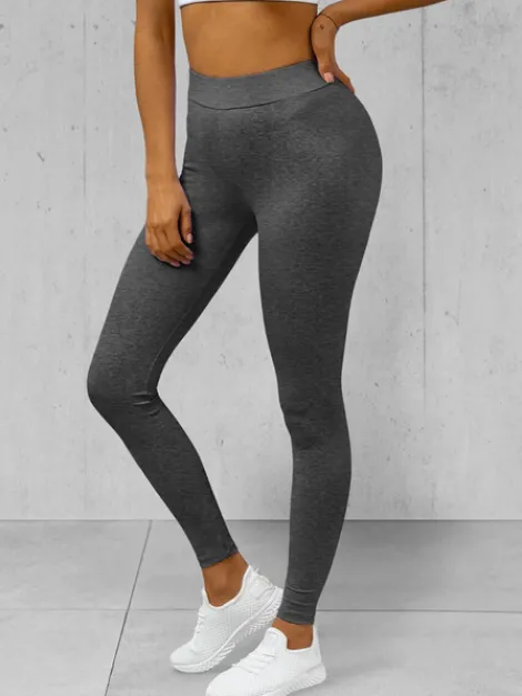 Clearance Damen Leggings Anthrazit JS/1001Z Damen Fitness | Leggings Ohne Motiv