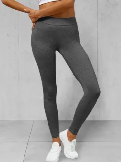 Clearance Damen Leggings Anthrazit JS/1001Z Damen Fitness | Leggings Ohne Motiv