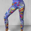 Fashion Damen Leggings O/20757 Damen Fitness