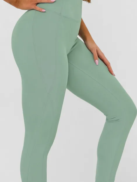 Fashion Damen Leggings JS/17K585/127 Damen Fitness | Leggings Ohne Motiv