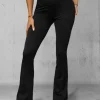 Clearance Damen Leggings mit Breiten Beinen JS/35K1603/3 Damen Fitness | Weite Hosen