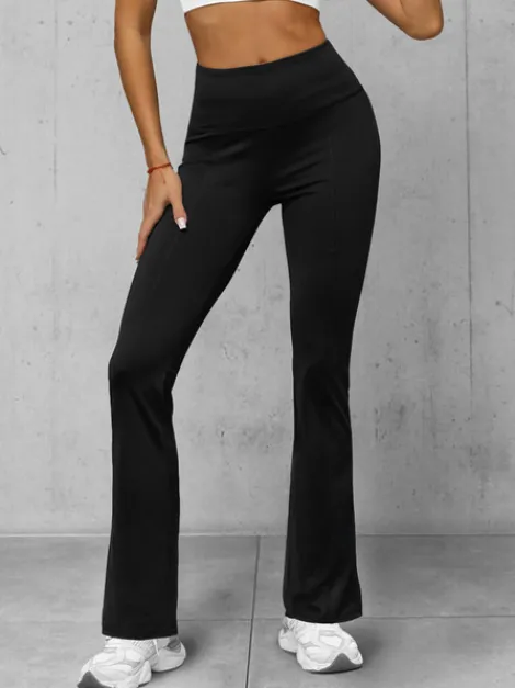 Fashion Damen Leggings mit Breiten Beinen JS/XY23008L Damen Fitness | Weite Hosen