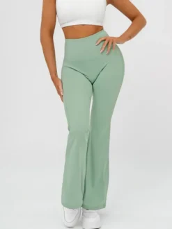 New Damen Leggings mit Breiten Beinen JS/17K587/127 Damen Weite Hosen | Leggings Ohne Motiv
