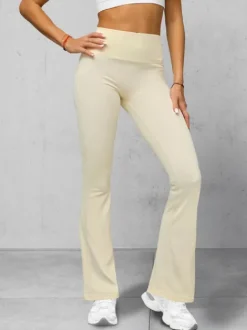 Outlet Damen Leggings mit Breiten Beinen JS/17K570/1 Damen Weite Hosen | Leggings Ohne Motiv